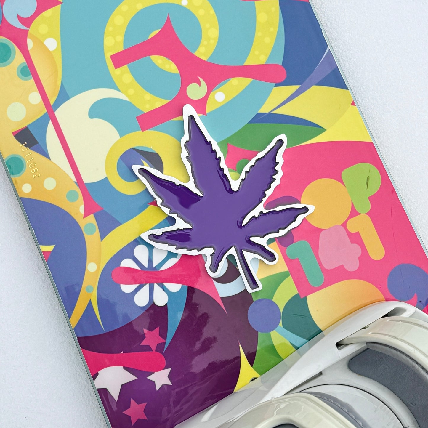 Purple Cannabis Snowboard Stomp Pad