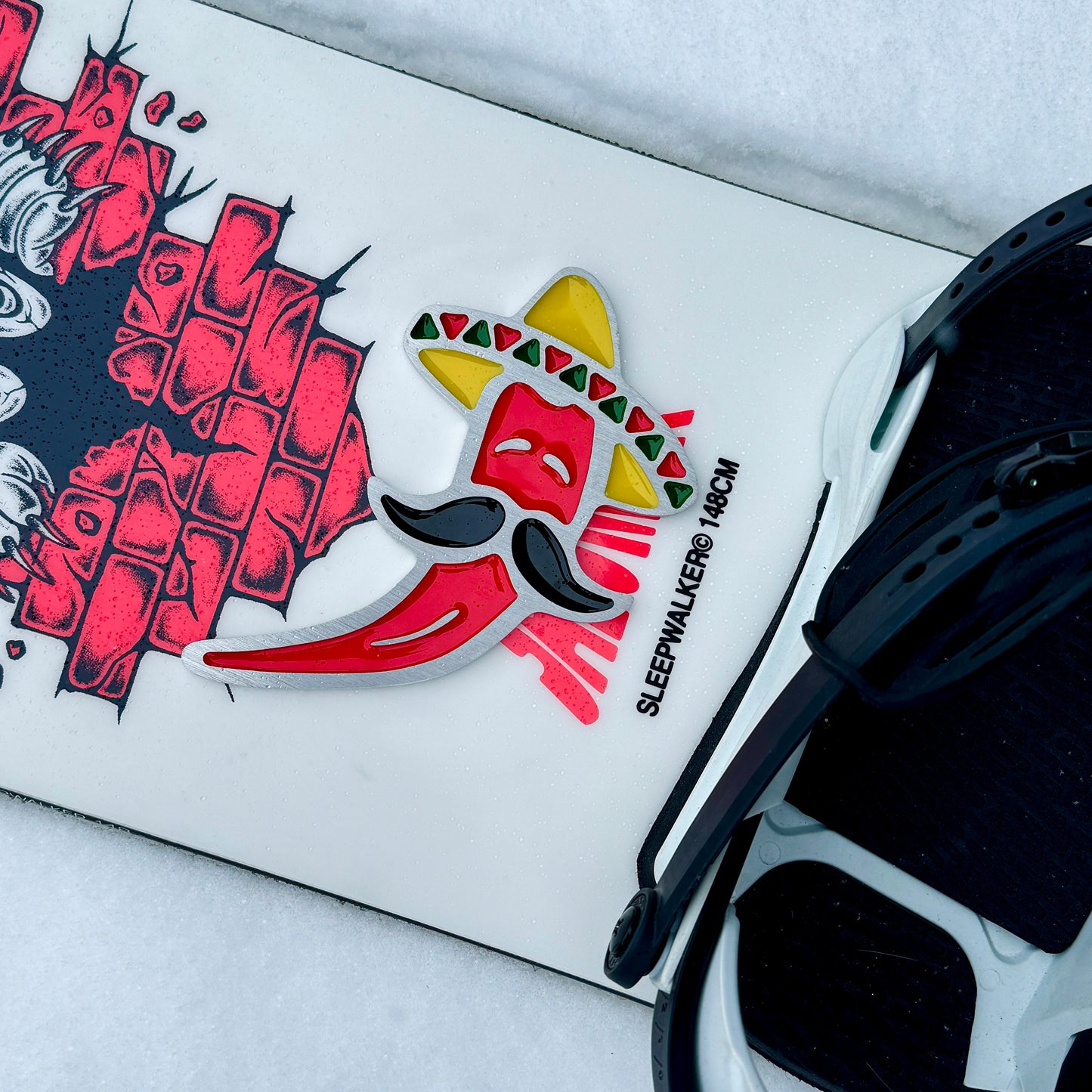 Chili Pepper Snowboard Stomp Pad