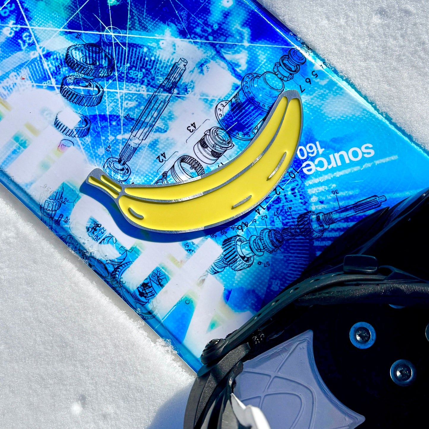 Banana Snowboard Stomp Pad