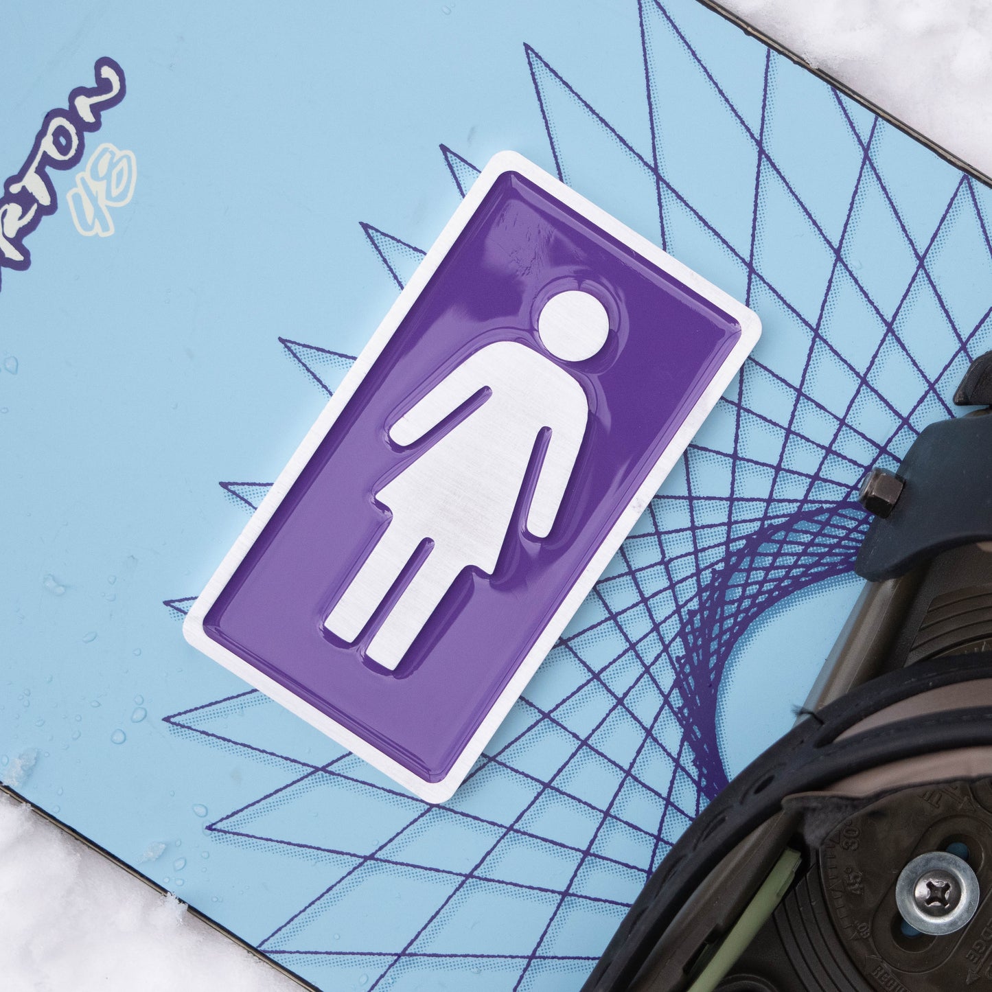 Girls Only Snowboard Stomp Pad Purple