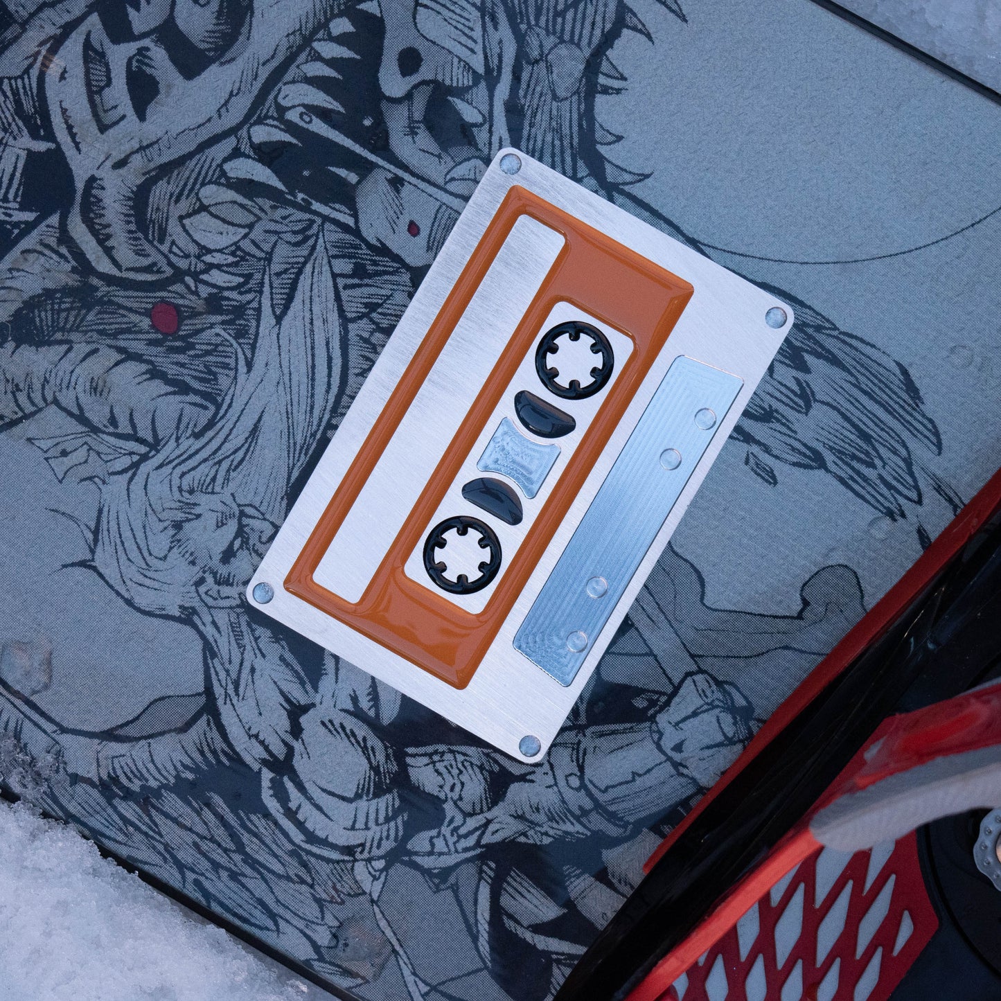 Mixtape Snowboard Stomp Pad Orange