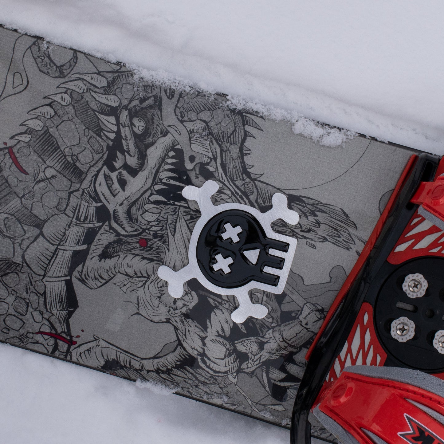 Skull Snowboard Stomp Pad