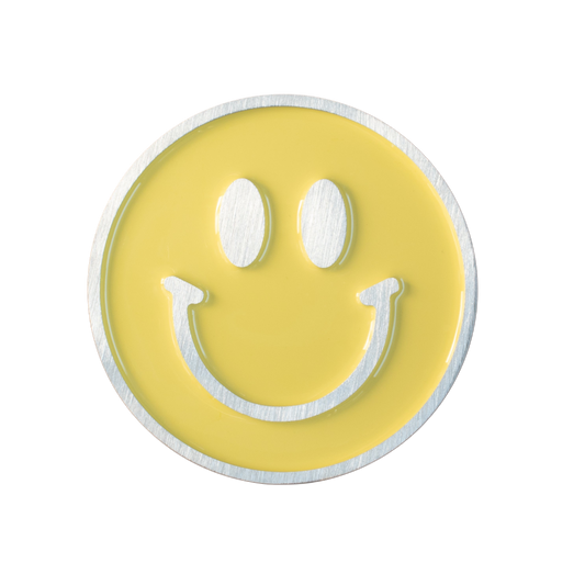 Happy Face Snowboard Stomp Pad Yellow