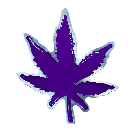 Purple Cannabis Snowboard Stomp Pad