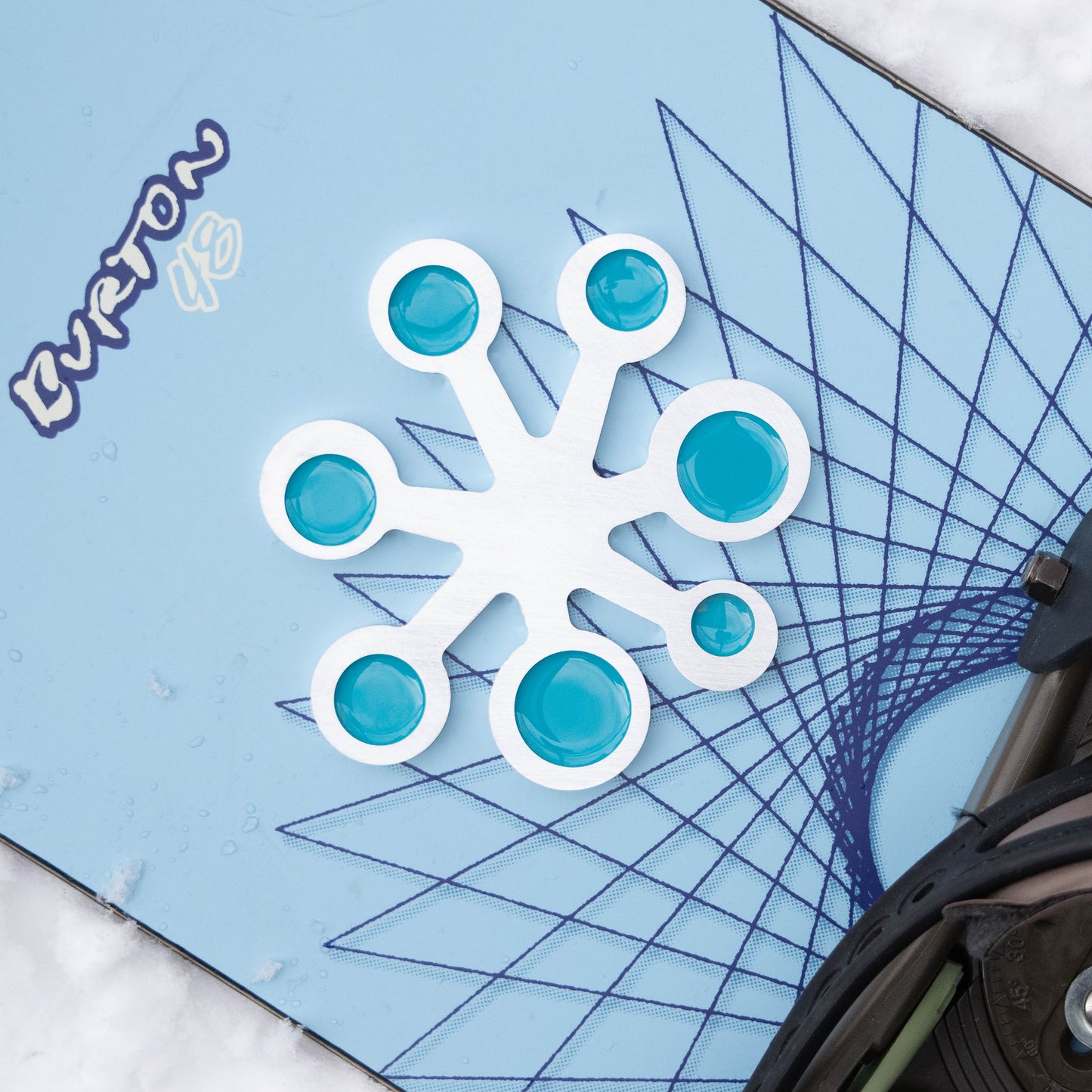 Snowflake Snowboard Stomp Pad