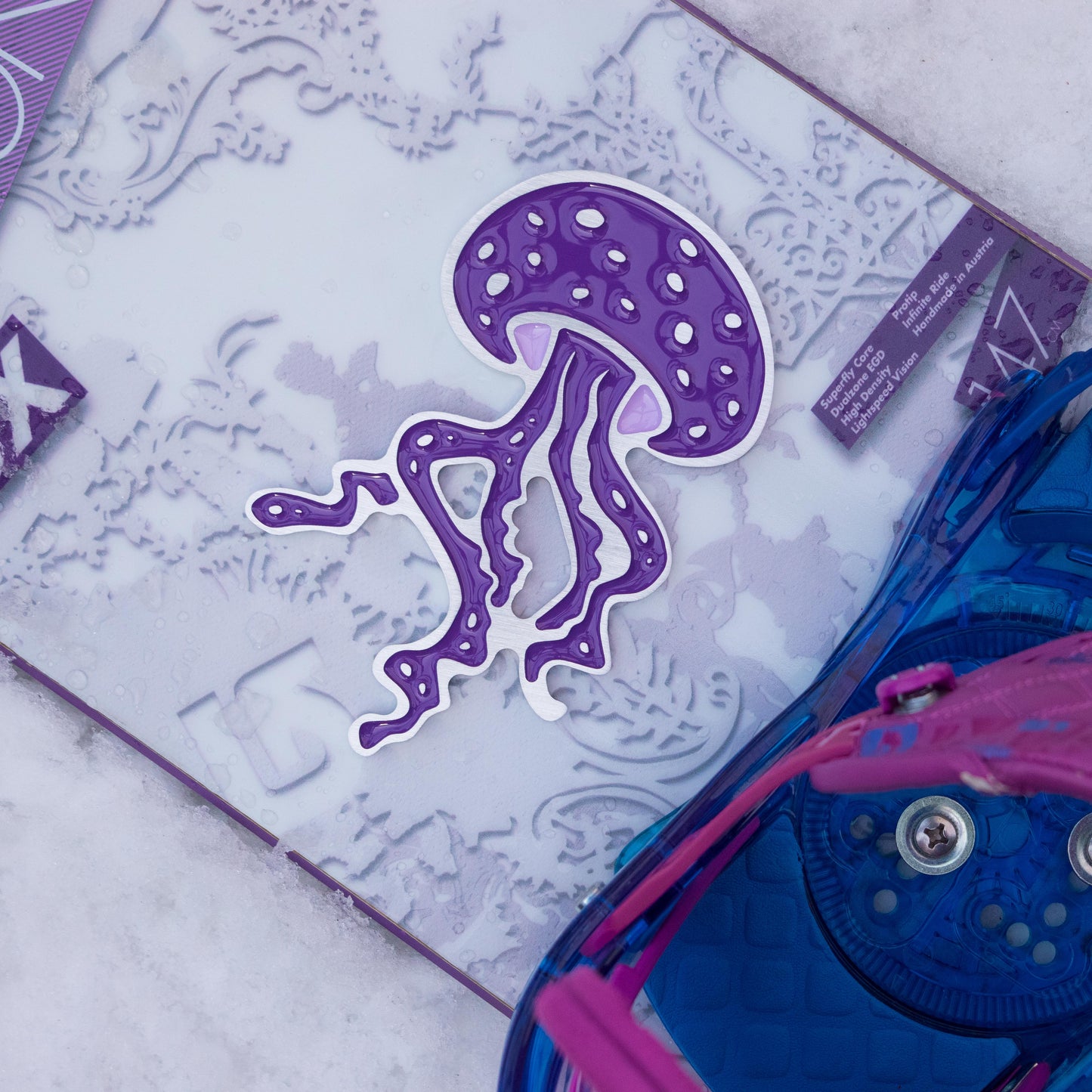 Jellyfish Snowboard Stomp Pad Purple